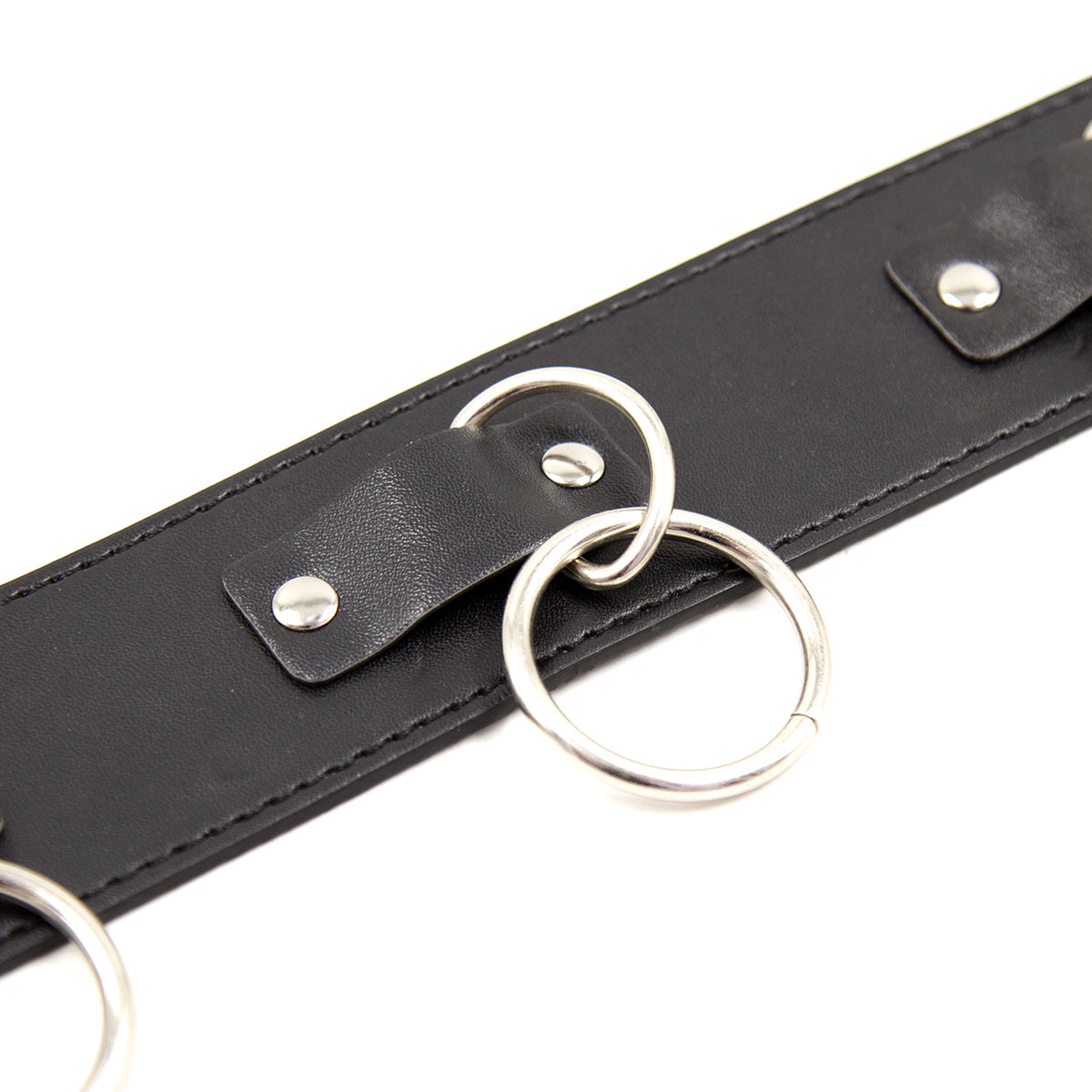 3 Ring Halsband mit Leine