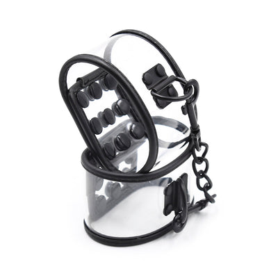 Durchsichtige Fußfesseln