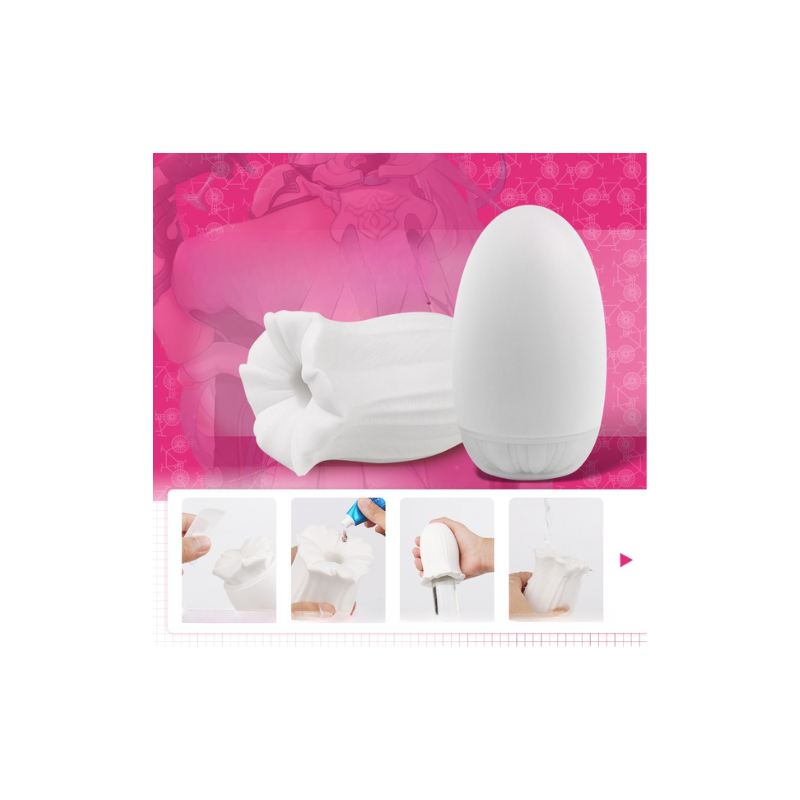 Pleasure Place- Blütenförmiger Masturbator für Männer aus weichem Silikon - realistisches Gefühl, kompakte Größe & wiederverwendbar