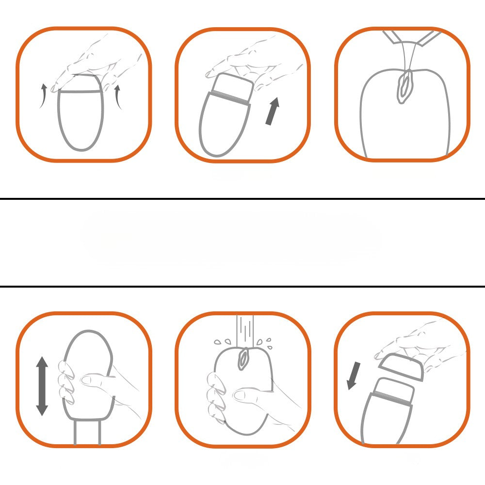 Pleasure Place - Weicher Silikon Flame Masturbator für Männer, wasserdicht, realistische Struktur & wiederverwendbar, 10 cm groß