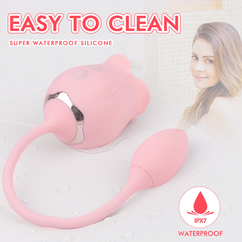 RO TEAM - Vribrator mit vibrierende Zunge