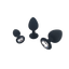 Diamond Anal Plug Set aus Silikon S/ M/L