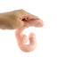 Doppeldildo - aus TPE 23 cm