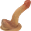 Flexi Biegewinkel Dildo - realistischer Dildo aus Silikon 18,5cm
