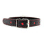 Petronella - Halsband mit Leine mit Herz