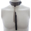 Hilaria -Halsband mit Nieten und Leine