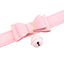 Golden Kitty Cat Bell Collar rosa