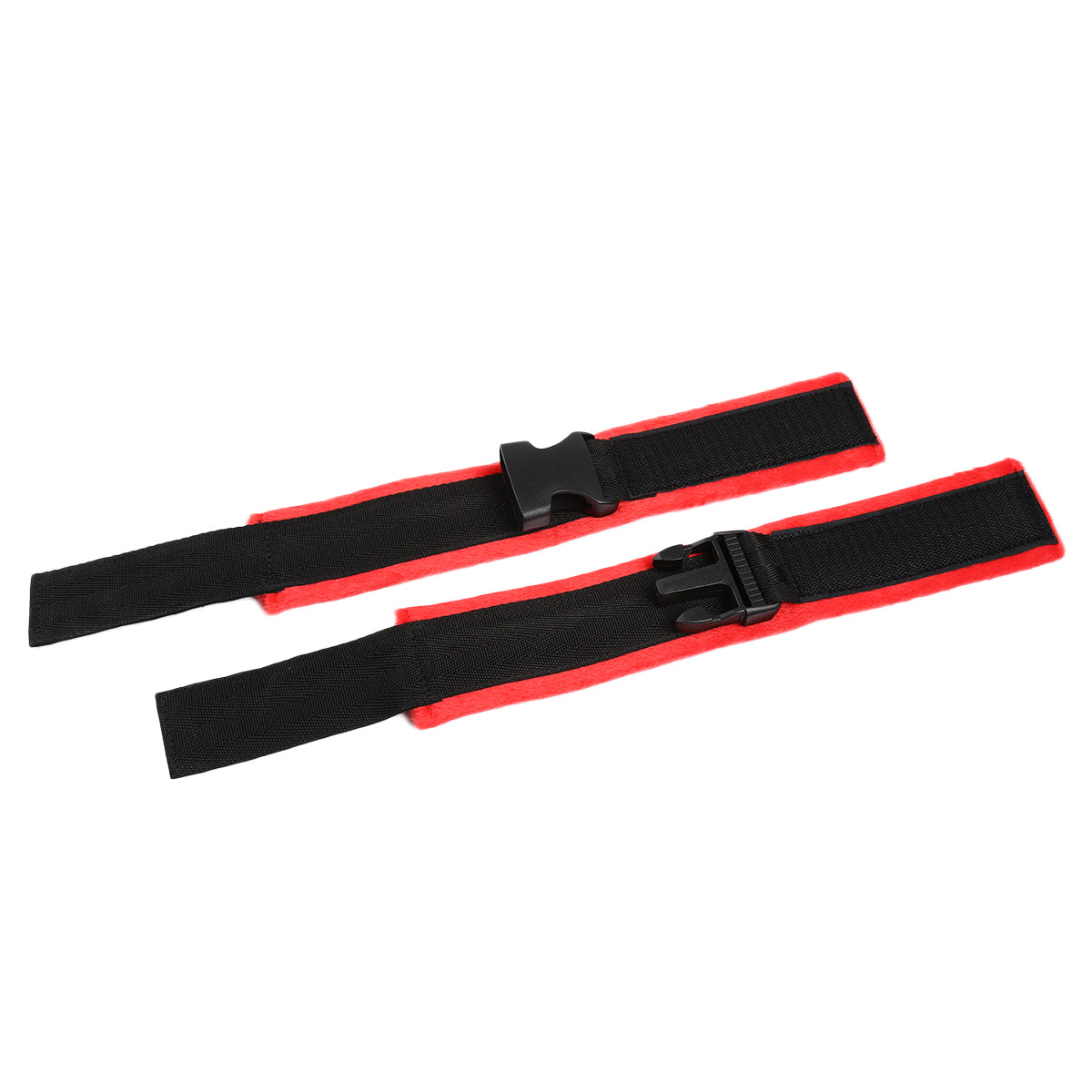 Gratia - Fussfesseln für schnelles Vergnügen in Rot Schwarz