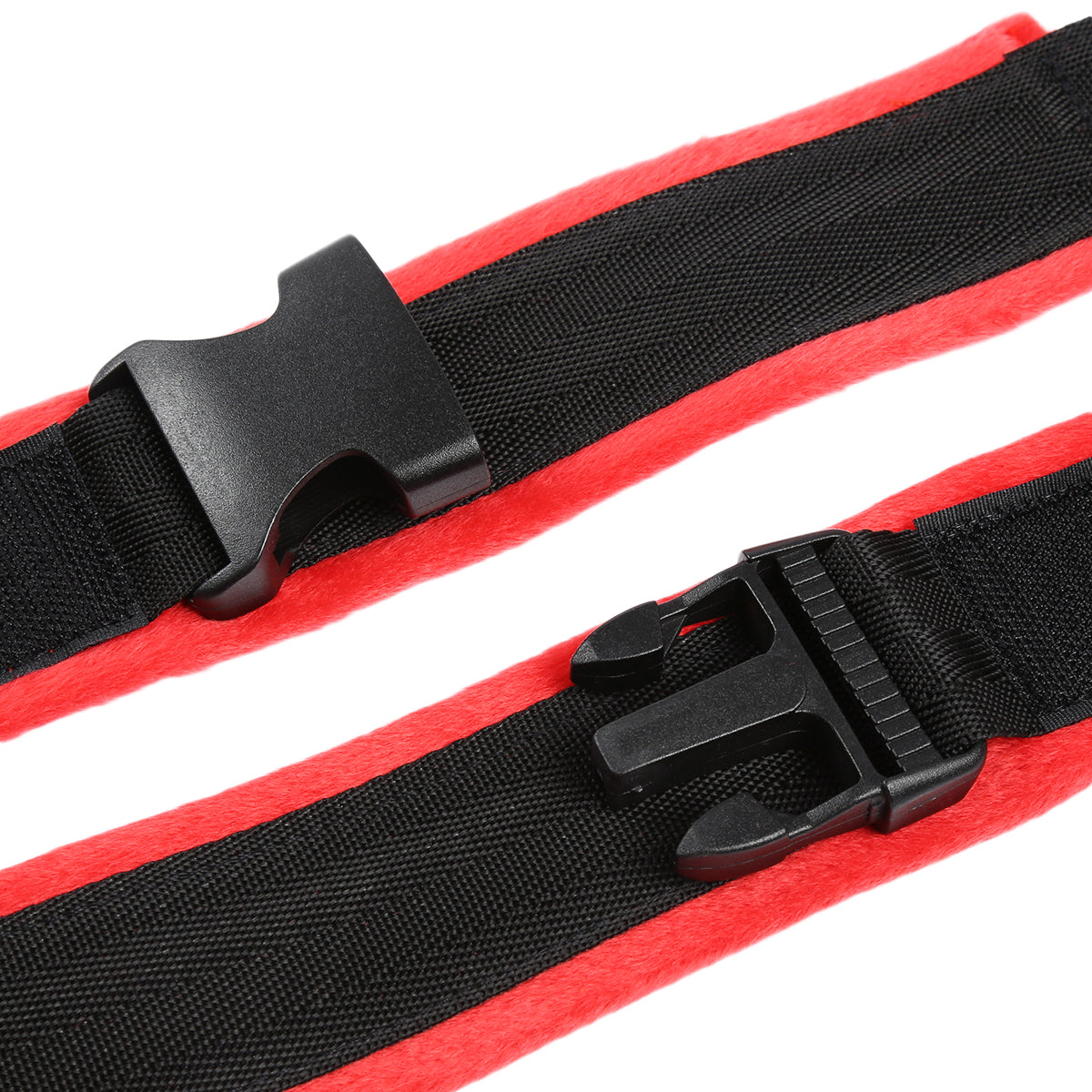 Gratia - Fussfesseln für schnelles Vergnügen in Rot Schwarz