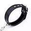 Halsband, Hand- und Fußfesseln-Set inklusive 1 Meter Kette in Schwarz/Silber