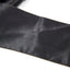 Lange edle Satin Maske in Schwarz