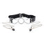 Undis - Spider Nippel Klammern und Leder Mundknebel - (S,M;L)