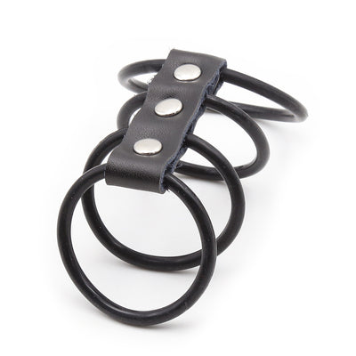 Penis und Hodenring 4 Ringe