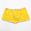 Spandex Frau Boxers Shorts goldfarbend