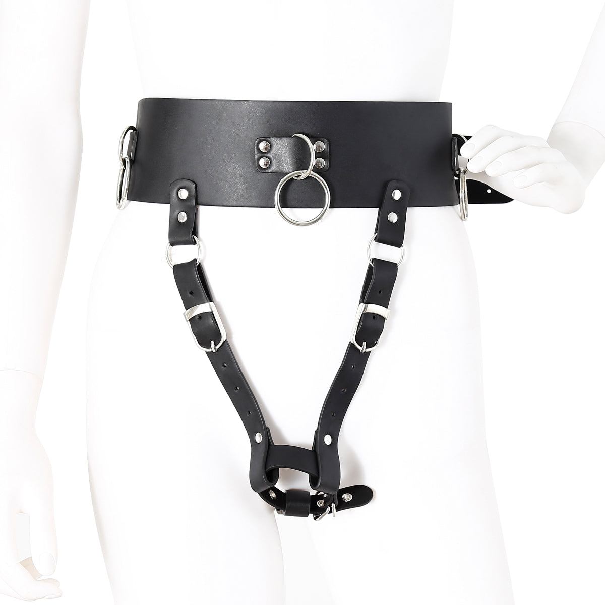 L-verstellbarer Keuscheits-Harness
