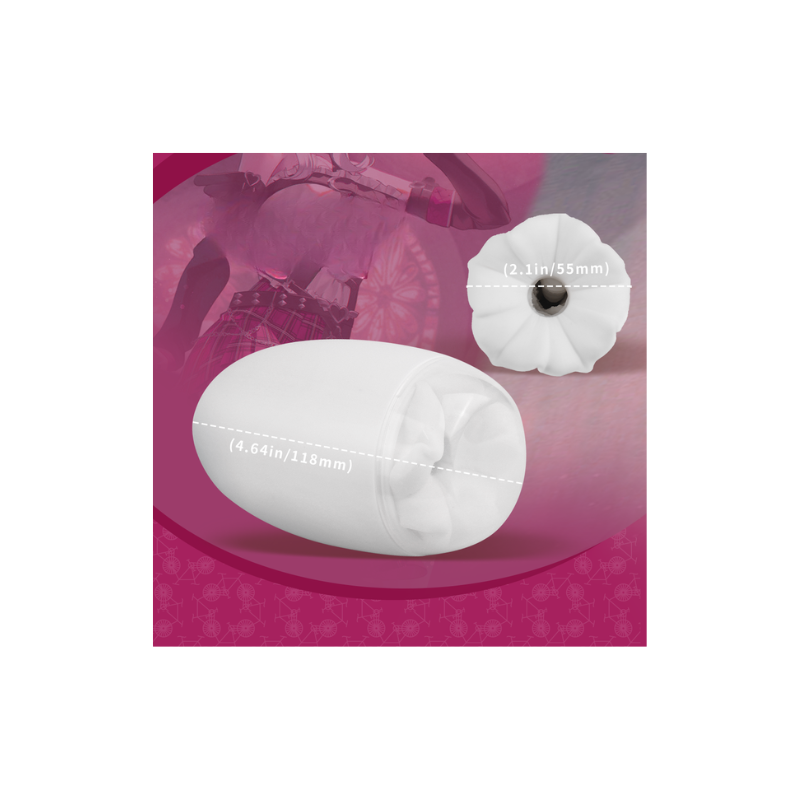 Pleasure Place- Blütenförmiger Masturbator für Männer aus weichem Silikon - realistisches Gefühl, kompakte Größe & wiederverwendbar