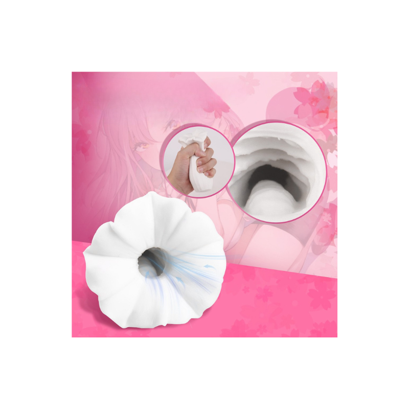 Pleasure Place- Blütenförmiger Masturbator für Männer aus weichem Silikon - realistisches Gefühl, kompakte Größe & wiederverwendbar