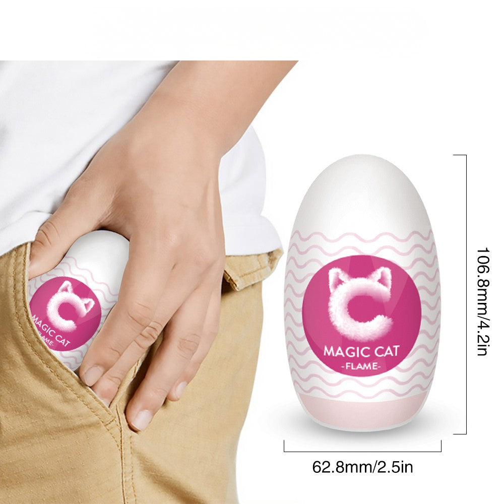 Pleasure Place - Weicher Silikon Flame Masturbator für Männer, wasserdicht, realistische Struktur & wiederverwendbar, 10 cm groß