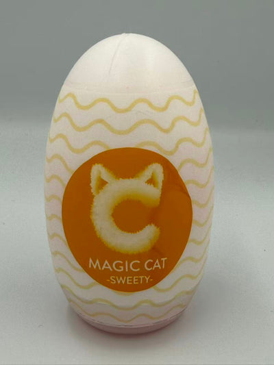 Pleasure Place - Magic Cat Sweety Masturbator-Ei - ultraweiches Silikon, realistische Innentextur, hygienisch waschbar, 10 cm groß