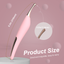 Vibro 12 Vibrator in Rosa, aus Silikon, Metall, ABS, mit USB-Aufladung, 9 Vibrationsmodi und wasserdicht nach IPX7. Auflegevibrator, Auflegvibrator , ähnlich DM 