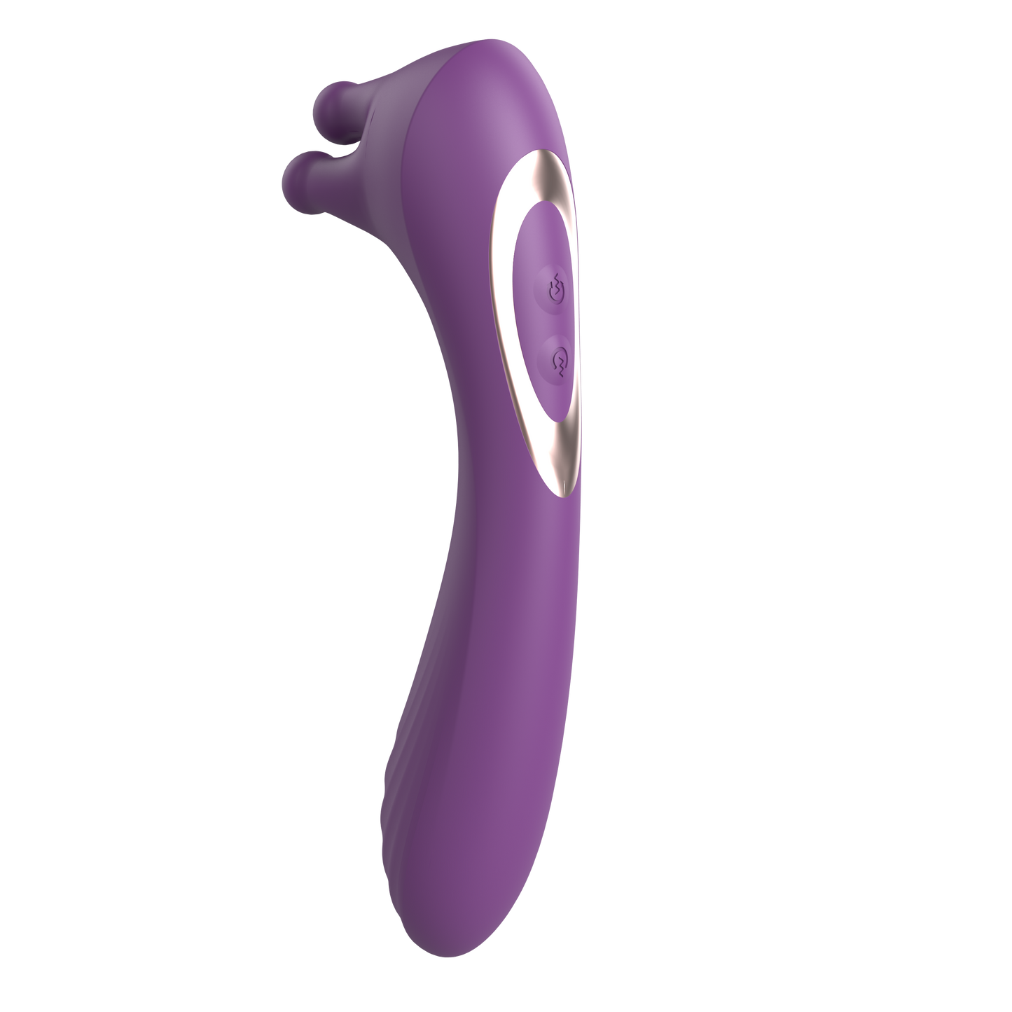 Vibro 15 - Vibrator mit 3 Vibrokugeln im Massagekopf 2 Motoren
