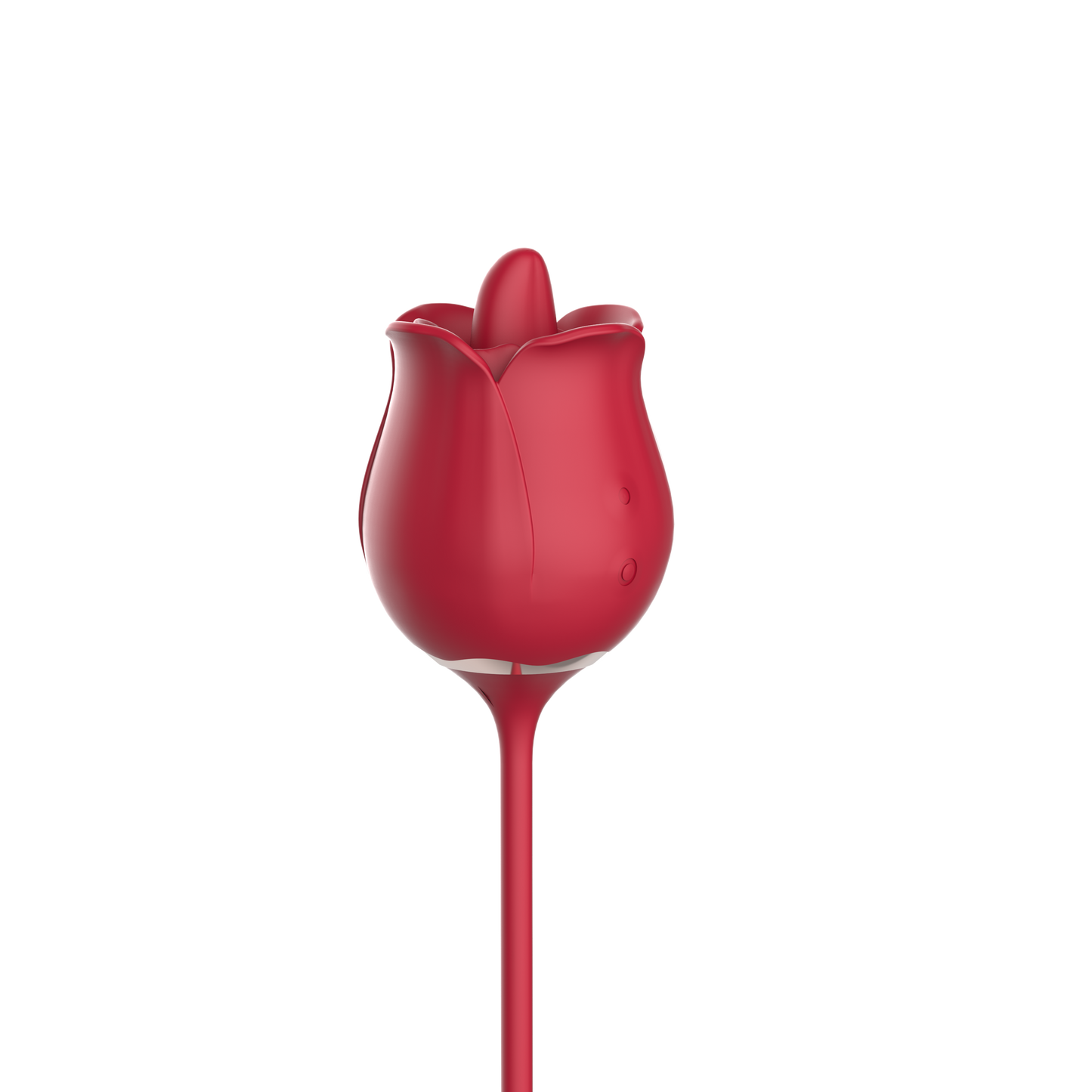 Wide RO - Vibrator mit Vibro Zunge und Vibro Ei mit Stoßfunktion (lange Version)