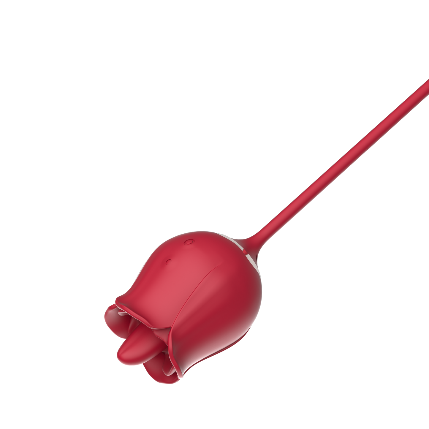 Wide RO - Vibrator mit Vibro Zunge und Vibro Ei mit Stoßfunktion (lange Version)