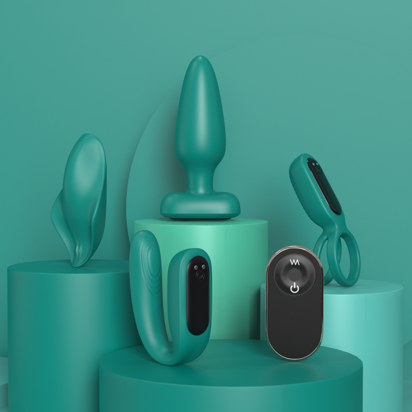 Start set one - 4 er Set mit Fernbedienung