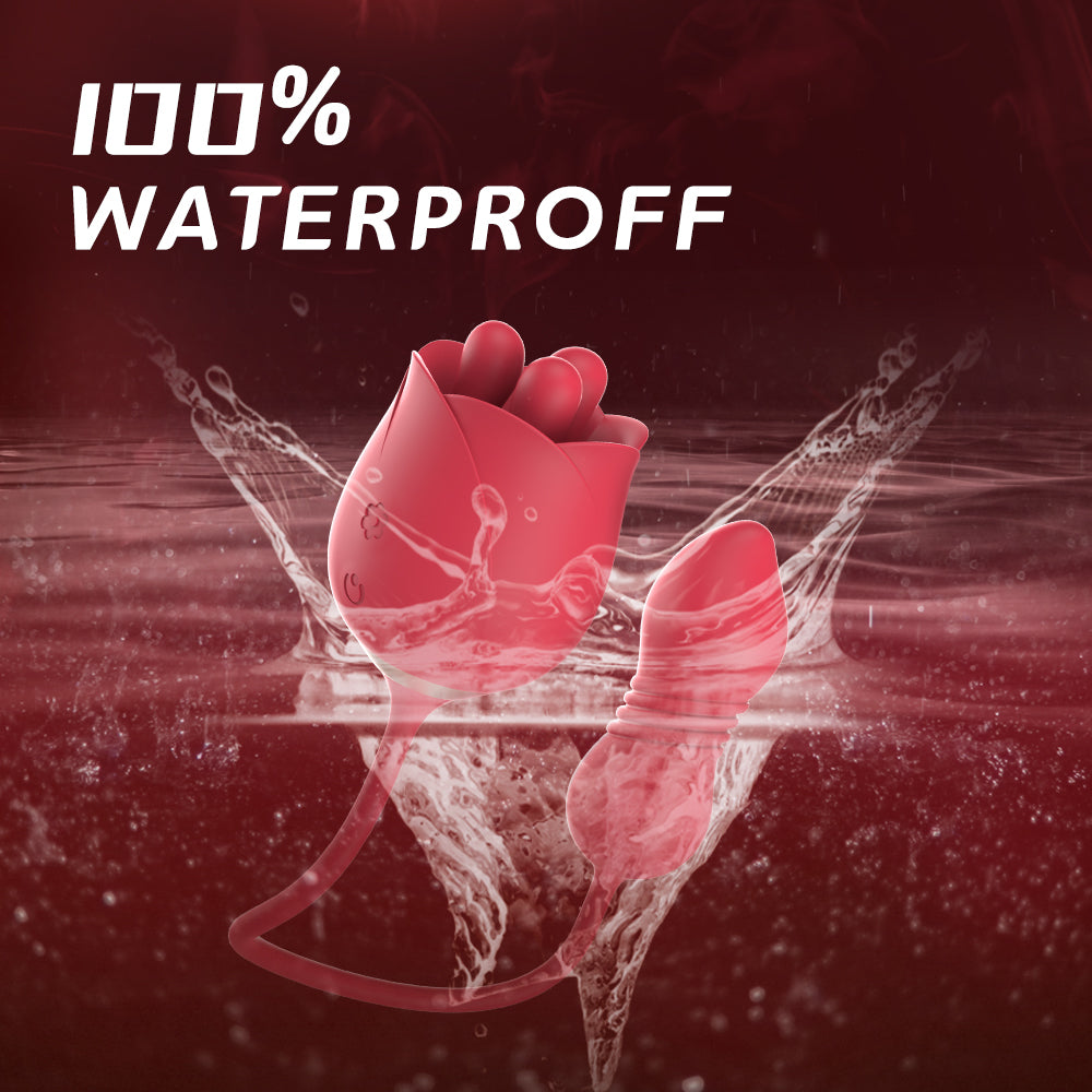 Wide one RO - Vibrator mit Rotation und Vibro Ei mit Stoßfunktion (Lange Version)