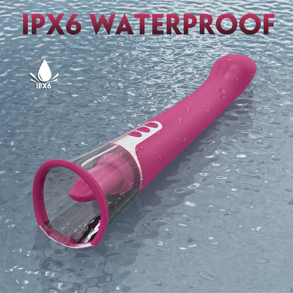 Vac me - G-Punkt-Vibrator mit Klitoris-Vibrozunge