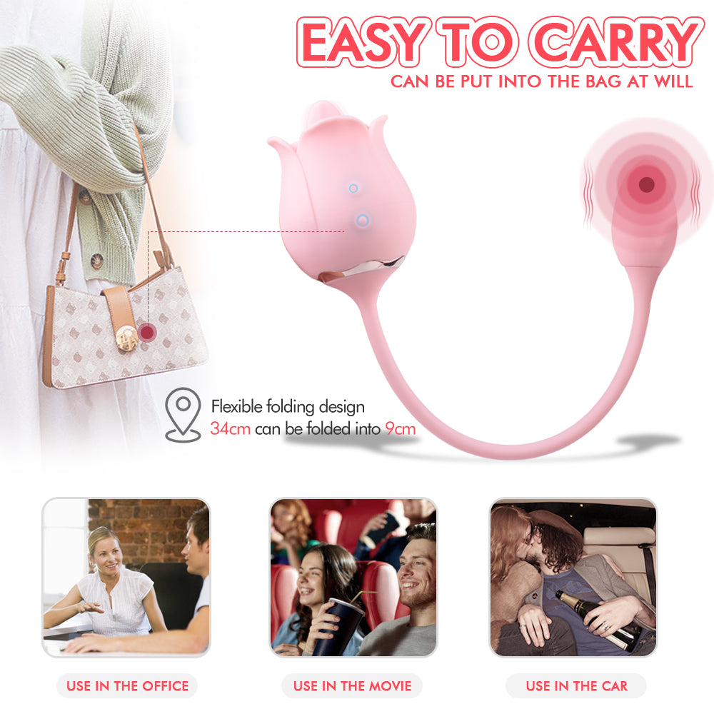 RO TEAM - Vribrator mit vibrierende Zunge