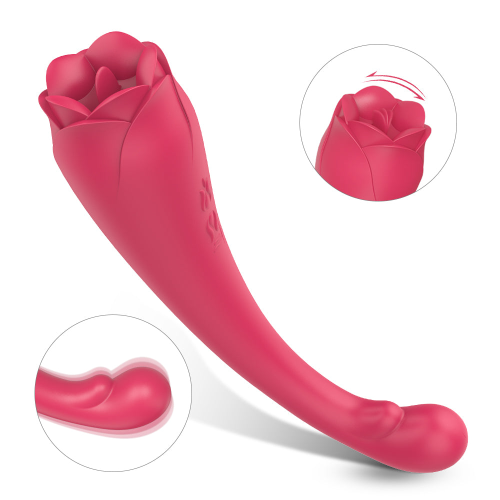 RO PLUS - G Punkt Vibrator mit vibrierende Zunge