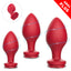 RO PLUG SET - 3er Set Rose Analplugs